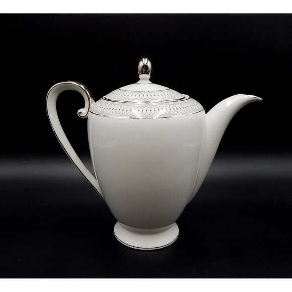 Tirschenreuth The Elgin Coffee Pot Bavaria Germany 9 Inch Silver 2270 Pasco - Picture 3 of 13